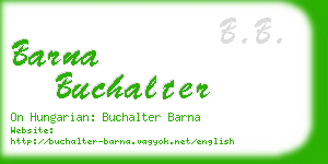 barna buchalter business card